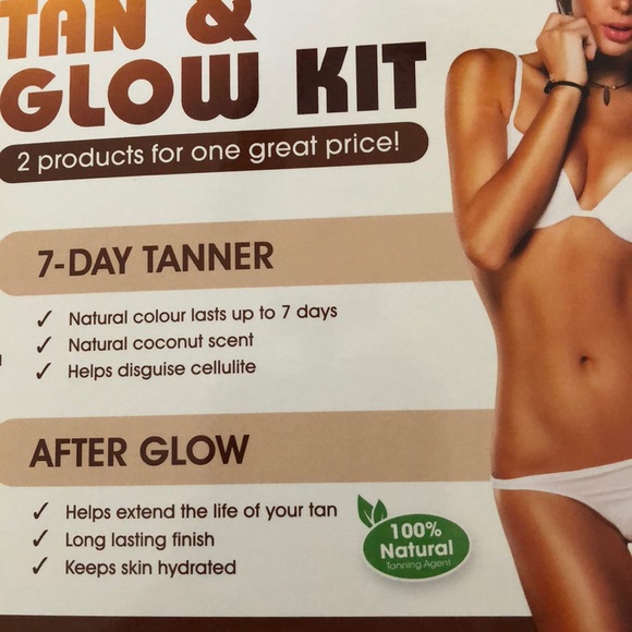 Full Set Skinny Tan Tanning Tanner Kit 4 piece - Picture 3 of 7